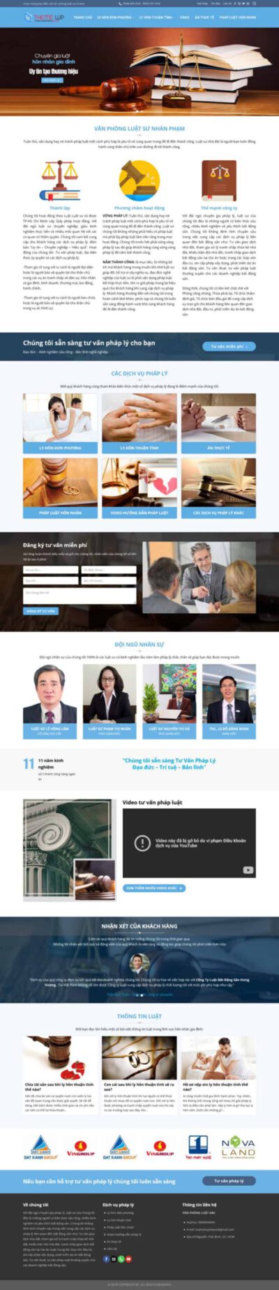 Mẫu 116: Theme wordpress văn phòng luật sư 3