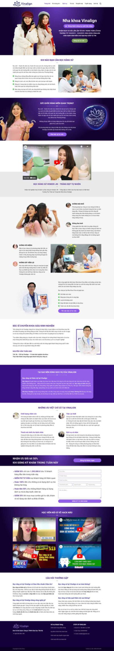 Mẫu 113: Theme wordpress nha khoa 3